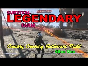 Fallout 4 Legendary Farm for survival (settlement build and how it works)
