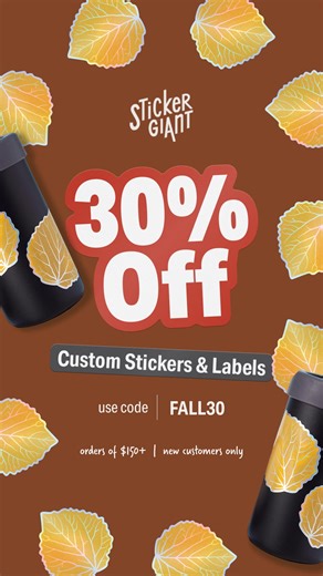 High-quality custom stickers & labels, fasHigh-quality custom stickers & labels, fast. First-time customers save 30% today with a $150 minimum purchase. | StickerGiant