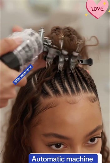 Automatic Braiding machine #hairstyle