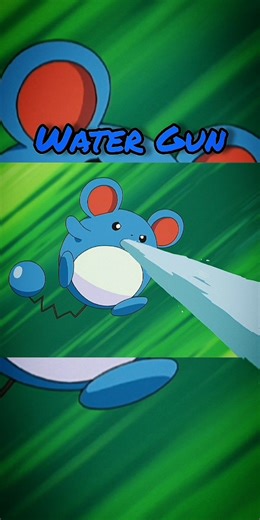 All Moves Used By Tracey's Marill #pokemon