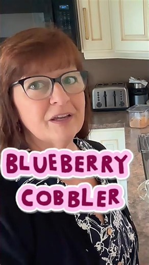 Come make some easy but delicious Blueberry Cobbler! 🫐