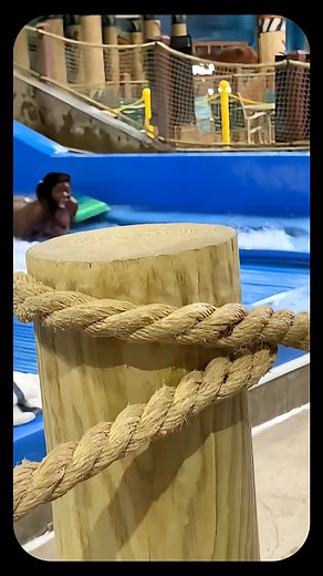 Girl Fails Multiple Times On Waterpark Surf Machine! | Timeless Feels
