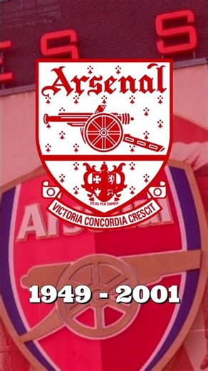 Arsenal FC Logo Evolution | Every Arsenal Crest Through the Years 🔴⚪ #arsenal #futbol #soccer