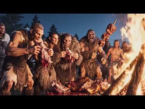 When Prehistoric Humans Shared the Fire: A Cinematic Reconstruction