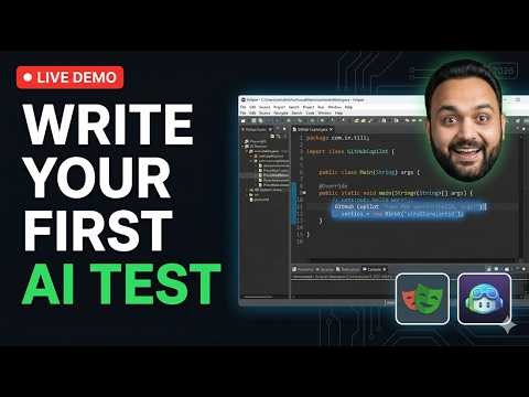 Write Your First AI Automation Test | GitHub Copilot + Playwright Java Tutorial 2026