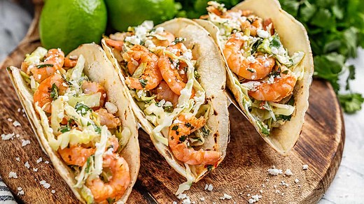 Cilantro-Lime Shrimp Tacos