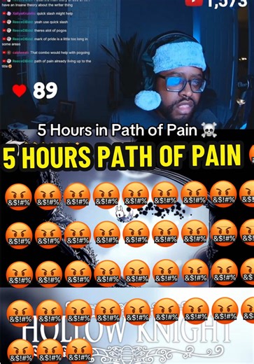 My Hollow Knight Path of Pain Reaction