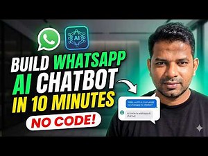 Build a WhatsApp AI Chatbot in 10 Minutes (2026) | No Code, No Developer