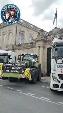 mobilisation des transporteurs routiers et des agriculteurs de la CR51 contre la hausse du carburant
