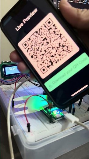 ESP32 Smart Gate Prototype via QR Code
