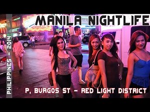 Manila Philippines Nightlife - Makati's P. Burgos Street