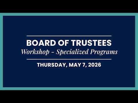 2026 05 07 Arlington ISD School Board Workshop Meeting
