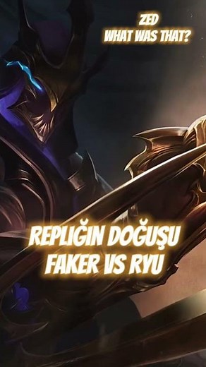 Zed what was that/Faker Vs Ryu