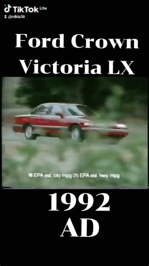 1992 AD Ford Crown Victoria LX