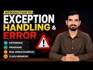 Exception Handling in Java | Exception vs Error, Hierarchy & Real-World Examples
