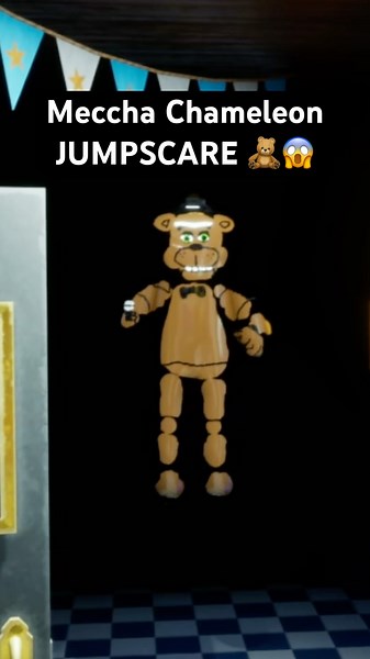 Meccha Chameleon JUMPSCARE! 🧸😱 #mecchachameleon #funny #gaming #jumpscare #fnaf