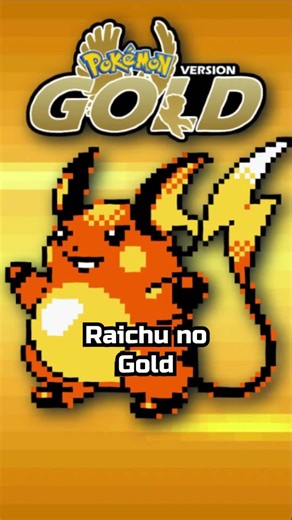 As SPRITES de Pokémon Gold e Silver #pokemon