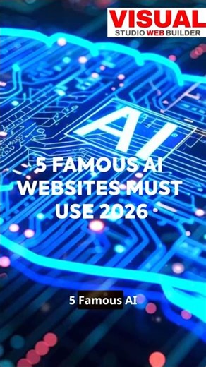 5 FAMOUS AI WEBSITES MUSTUSE 2026 #chatgpt #canva #midjourney #runway #notion #ai #aivideo #aishorts