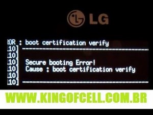 LG D295F ERRO DE BOOT (WRITE LOADER)