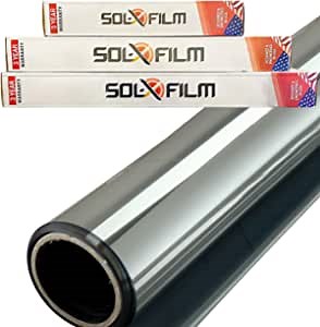 Diablo SOL X - 2 Ply Window Tint, Professional Dark Charcoal 35% VLT, Uncut Car Tint, Self-Adhesive Film Roll for Car Windows, Heat & UV Block, DIY Easy Install - 36 in. x 100 ft.