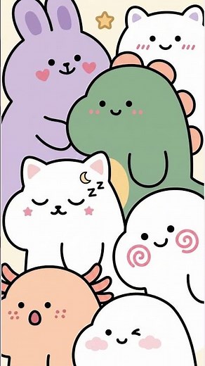Cute Kawaii Wallpapers 🌸✨ Make Your Phone Adorable! #shorts