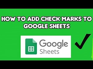 How to put checkmarks on a cell in google sheets