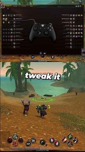 How to play World of Warcraft with a Controller #worldofwarcraft #warcraft