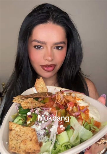 Busssinnn #naya #foodmukbang #middleeasternfood #eatingshow #crunchysound