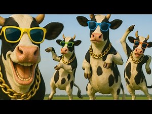 Dancing Cows Gone Wild: Funniest Moves Ever! 🐮😂 | Funny Cow Dance Video