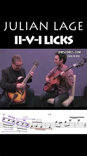 Julian Lage – 3/4 Jazz Lick (Ab Augmented + Bb Triads Over G7)