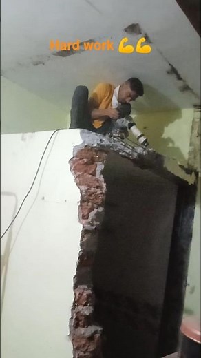 demolition work progress
