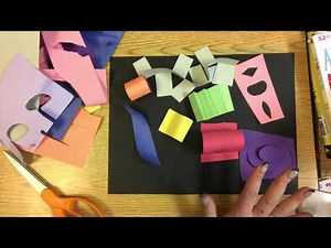 Paper sculpture techniques (Kids art lab)