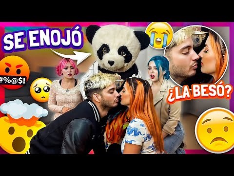 NANDO LE DA UN BESO A MÍA Y PANDA REACCIONA ASÍ...