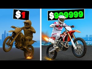 $1 to $1,000,000,000 DIRT BIKE in GTA 5!
