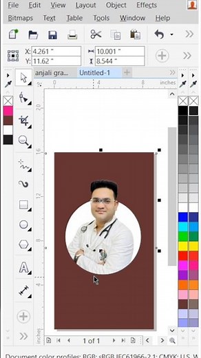 How to set photo circle l coraldraw l photo circle #easydrawing #photocircleset #phototutorial