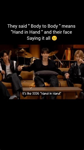 "Body to Body" means " Hand in Hand" don't get it wrong 😐🥹#bts #btsmember #arirangbts #trending