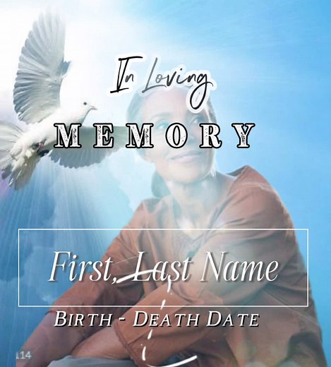 Eulogy and Funeral Template for Remembrance