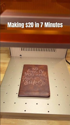 Making $20 in 7 Minutes (Journal Engraving with xTool F2 Ultra UV)