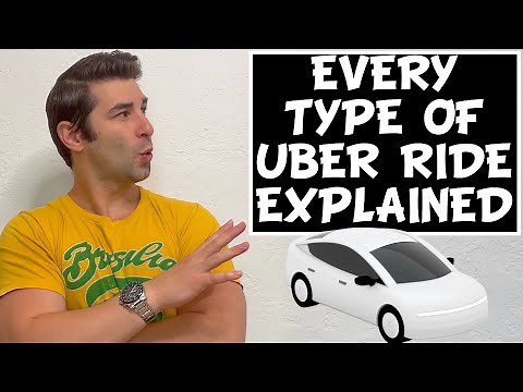 EVERY Type of Uber Ride Explained on the Uber App Tutorial
