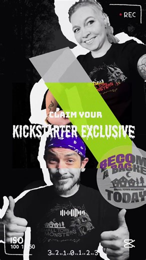 Not sold online. Not coming back later. Just for the ones who were here when it mattered. If you know, you know. Campaign-exclusive design by Zac with art from Jonathan Dodd. Back it here: https://www.kickstarter.com/projects/minervamonster/small-town-monsters-2026-ufos-dogman-and-bigfoot #SmallTownMonsters #KickstarterExclusive #CryptidCommunity