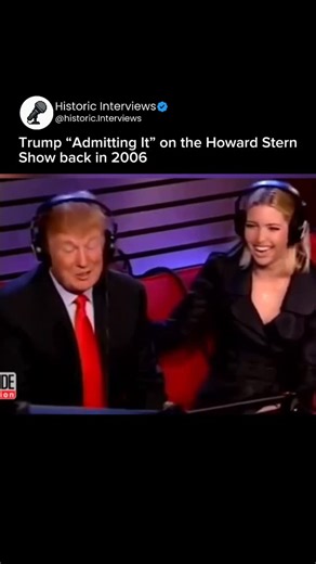 Historic Interviews 🎤 | An old clip of Donald Trump on Howard Stern from 2006 has resurfaced — and it’s one of those moments that makes people rewind to make sure... | Instagram