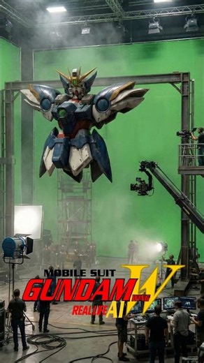 Behind the Scenes of a Live-Action Gundam Wing | AI Concept #gundam #bts