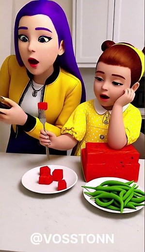 Gabby Watermelon Prank Gone Spicy Rumi ! 🍉🌶😂 #funny #kpopdemonhunters #shortsvideo