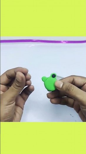 How to Make a Cute Frog with Polymer Clay | Easy Kids' Craft Tutorial | Kiddie Art Craft