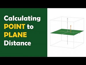 Vectors Lesson 17: Finding the Distance Between a Point and a Plane, a Line and a Plane, or 2 Planes