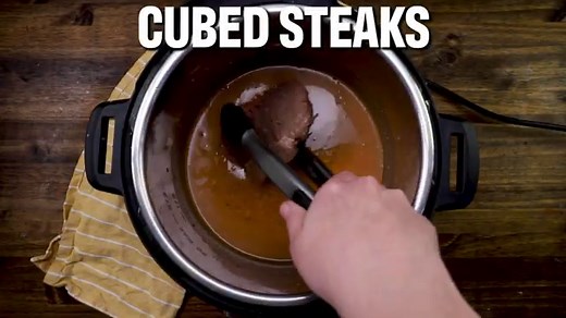 Instant Pot Cubed Steak and Gravy