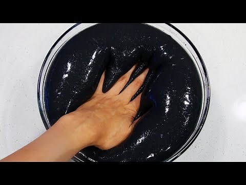 How to Make Huge Bowl of Satisfying Black Slime!