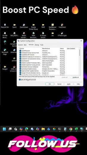 Boost Your PC Speed with MSCONFIG | Quick Windows Trick