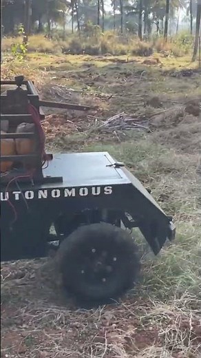 India’s 1st UGV robot to carry coconuts in a live farm @ MARK ROVERS