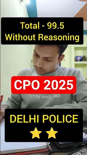 CPO MOCK TEST 2 | CPO 2025 | SSC CPO | DELHI POLICE | CISF | CPO SI | CPO CUTOFF | #ssccpo #cpo2025